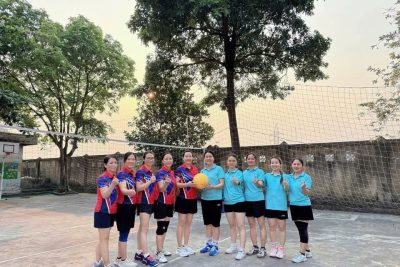 GIAO LƯU BÓNG CHUYỀN HƠI TIỂU HỌC NINH GIANG – TRUNG HỌC CƠ SỞ GIA TRẤN  “KẾT NỐI ĐOÀN KẾT, NÂNG CAO SỨC KHỎE”