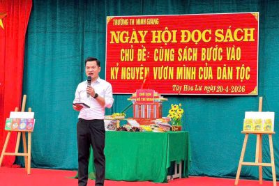 RỘN RÀNG NGÀY SÁCH VÀ VĂN HÓA ĐỌC VIỆT NAM TẠI TRƯỜNG TIỂU HỌC NINH GIANG